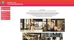 Desktop Screenshot of fitness.tsg-buergel.de